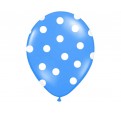 Puntíkovaný balónek modrý
