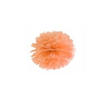 Pompom ve tvaru oranžového květu 35 cm