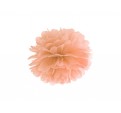 Pompom ve tvaru květu broskovy 35 cm