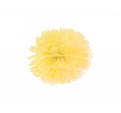 Pompom ve tvaru žlutého květu 35 cm