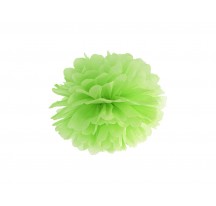 Pompom ve tvaru zeleného květu 35 cm
