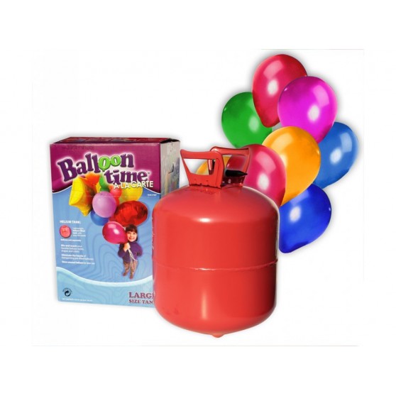 Helium na 80 balónků