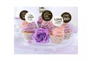 Ozdoby na cupcakes  Sweet Love 6 ks