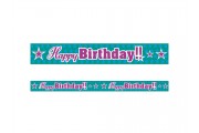 Narozeninový banner Happy Birthday 6m