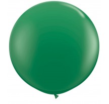 Kulatý latexový Jumbo balón  1m lesní zelená