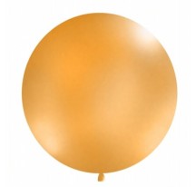Kulatý latexový Jumbo balón  1m oranžový