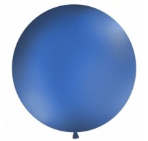 Kulatý latexový Jumbo balón  1m námořnická modrá