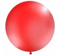 Kulatý latexový Jumbo balón  1m červený