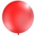 Kulatý latexový Jumbo balón  1m červený