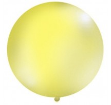 Kulatý latexový Jumbo balón  1m žlutý