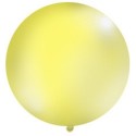 Kulatý latexový Jumbo balón  1m žlutý