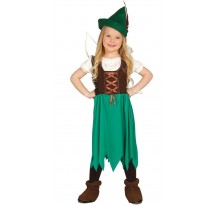 Dívčí kostým - Robin Hood obsahuje:
