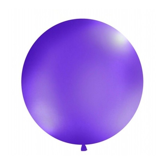 Kulatý latexový Jumbo balón  1m levandule