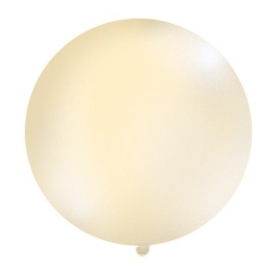 Kulatý latexový Jumbo balón  1m vanilka