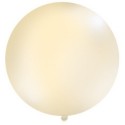 Kulatý latexový Jumbo balón  1m vanilka