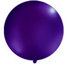 Kulatý latexový Jumbo balón  1m fialová