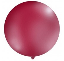 Kulatý latexový Jumbo balón  1m bordó